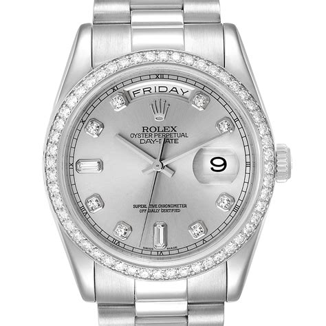 rolex platinum diamond|rolex presidential platinum diamond price.